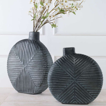 Uttermost - Viewpoint Aged Black Vases, Set/2 - 17114 veiw 4