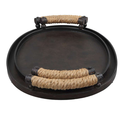 Uttermost - Viggo Bronze Trays, Set/2 - 18073 veiw 3