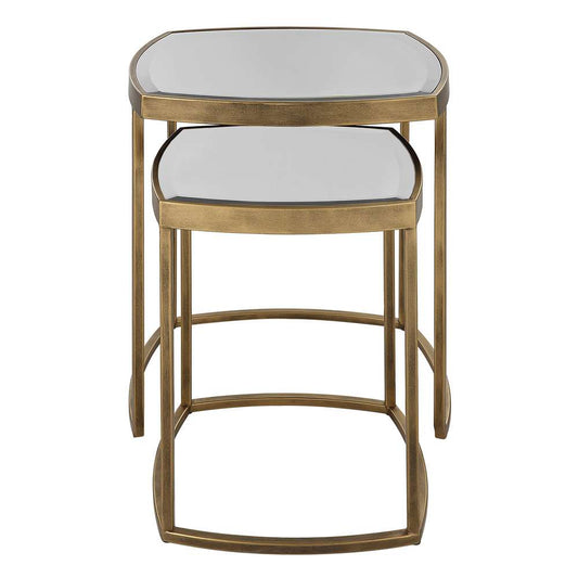 Uttermost - Vista Gold Nesting Tables (Set of 2) - 22957 veiw 1
