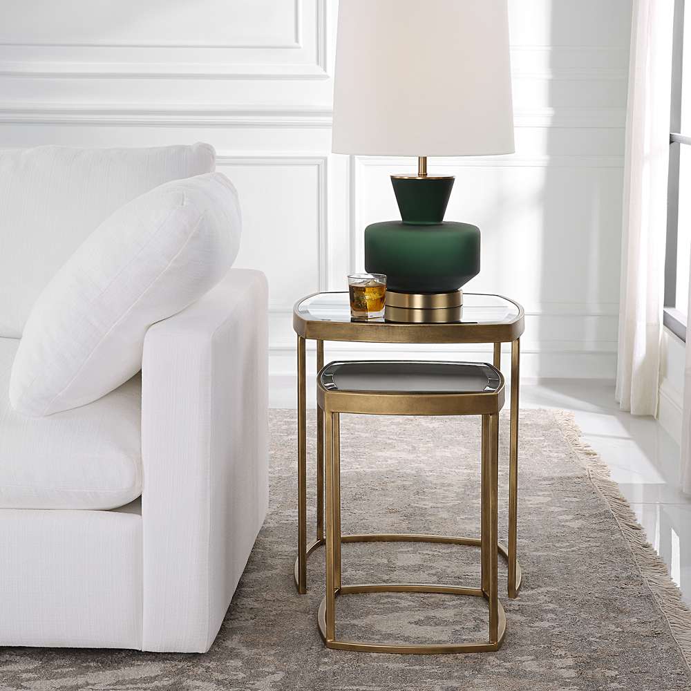 Uttermost - Vista Gold Nesting Tables (Set of 2) - 22957 veiw 4