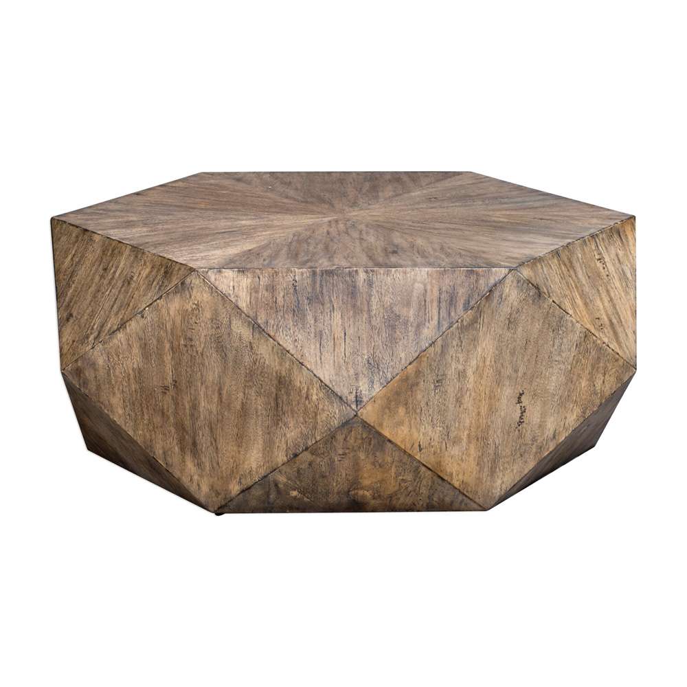 Uttermost - Volker Honey Coffee Table - 25423 veiw 3