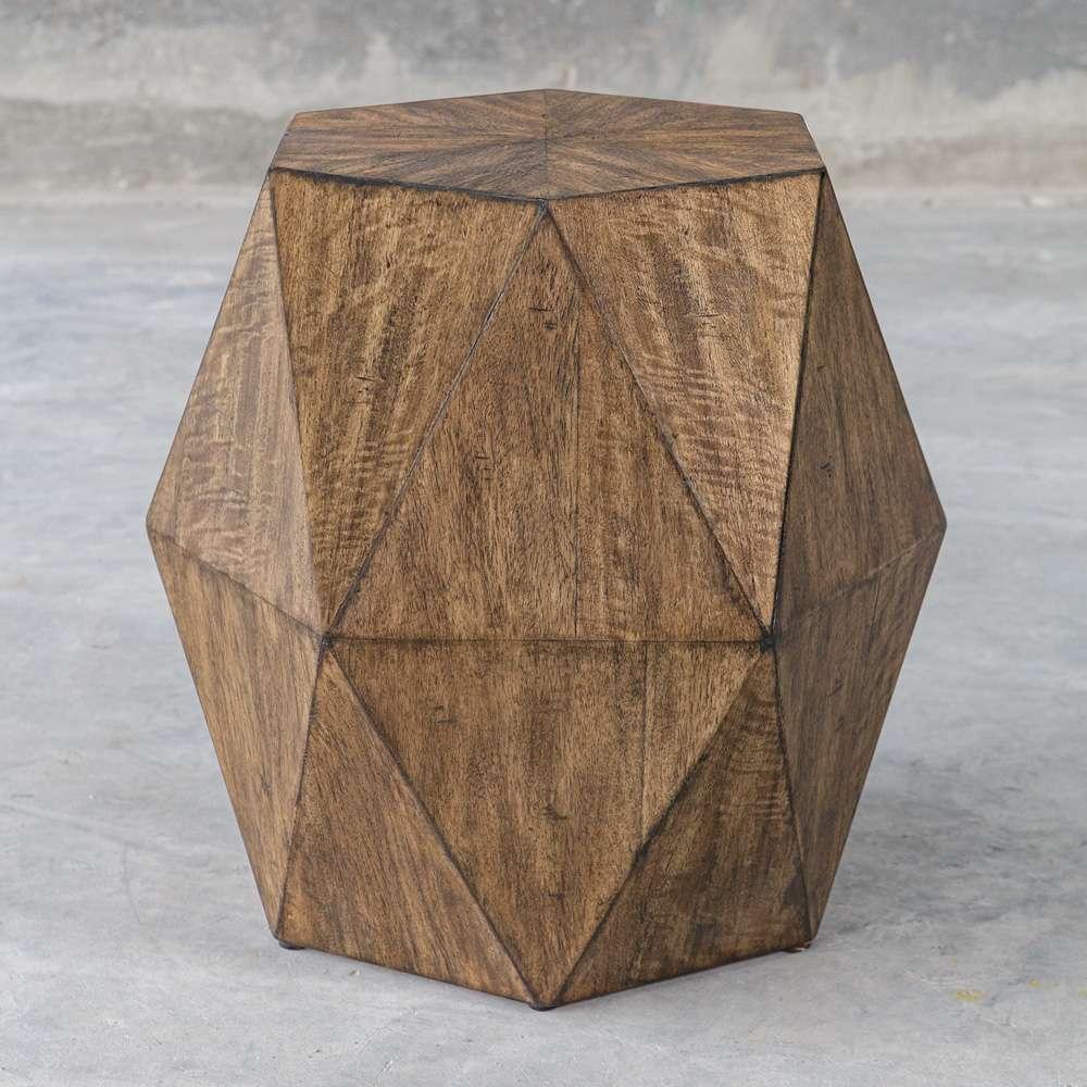 Uttermost - Volker Honey Geometric Accent Table - 25274 veiw 2