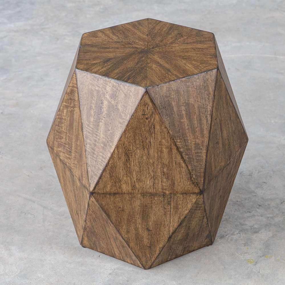 Uttermost - Volker Honey Geometric Accent Table - 25274 veiw 3