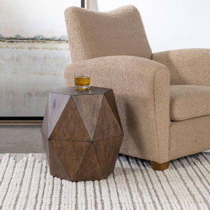Uttermost - Volker Honey Geometric Accent Table - 25274 veiw 4