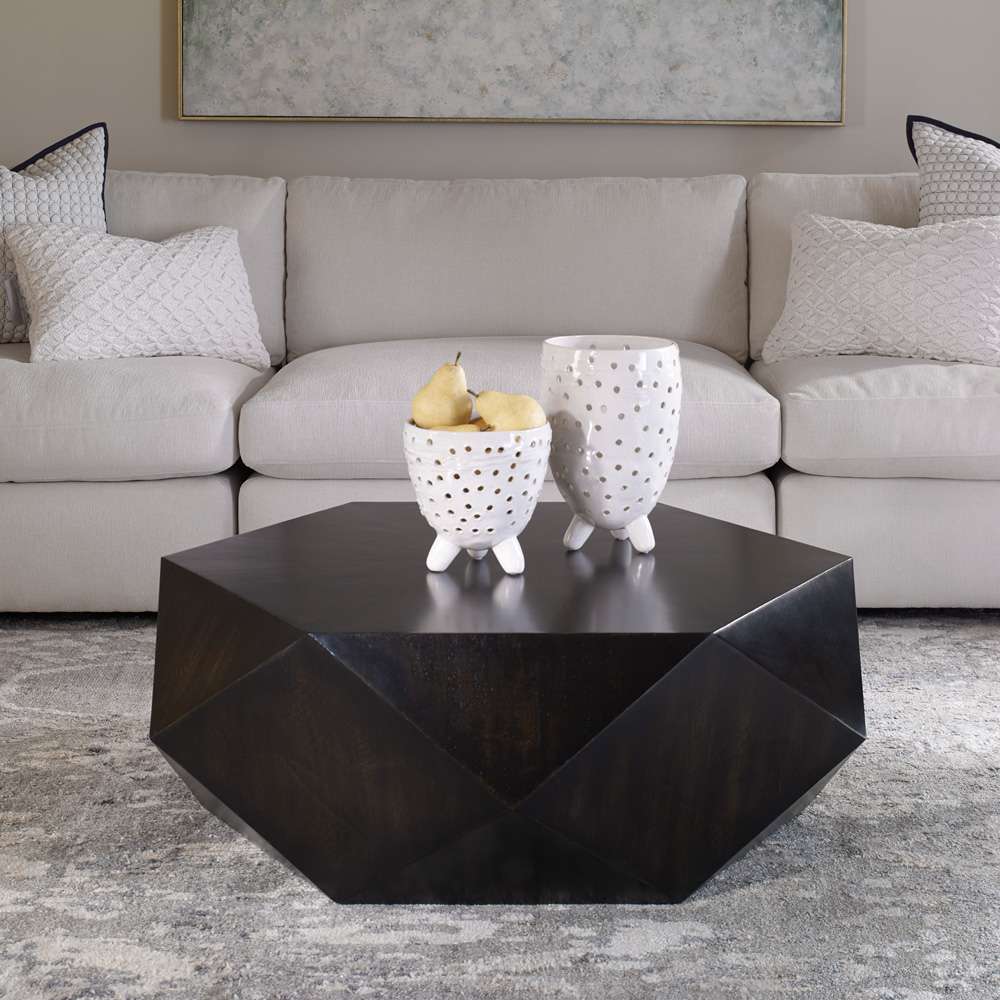 Uttermost - Volker Small Black Coffee Table - 25491 veiw 2
