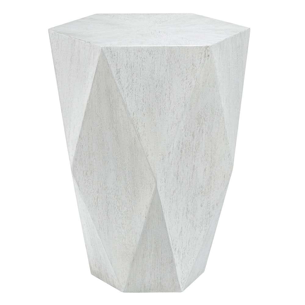 Uttermost - Volker White Side Table - 25164 veiw 1