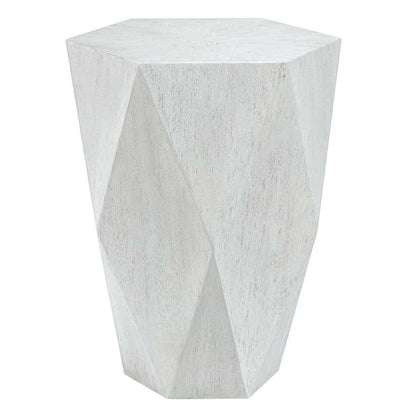 Uttermost - Volker White Side Table - 25164 veiw 1