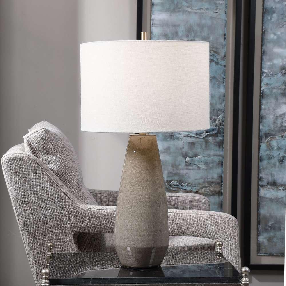 Uttermost - Volterra Taupe-Gray Table Lamp - 28394-1 veiw 4