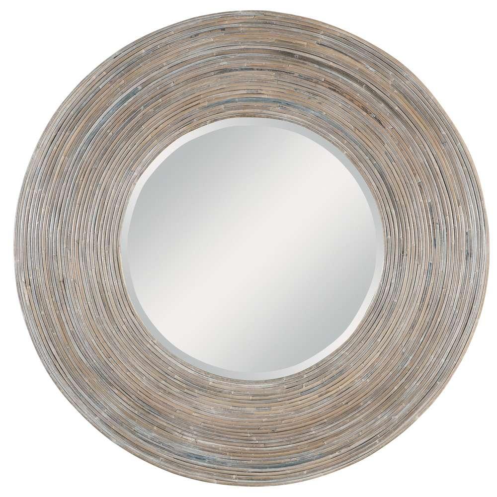 Uttermost - Vortex White Washed Round Mirror - 08173 veiw 1