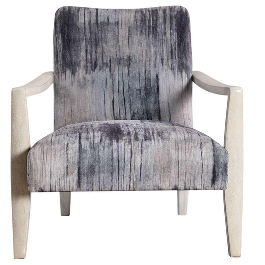 Uttermost - Watercolor Gray Chenille Accent Chair - 23587 veiw 1
