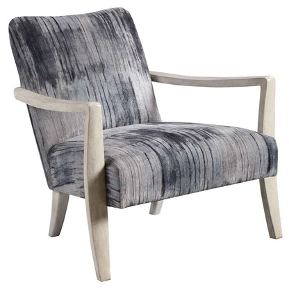 Uttermost - Watercolor Gray Chenille Accent Chair - 23587 veiw 3