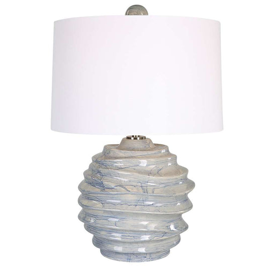 Uttermost - Waves Blue & White Accent Lamp - 30194-1 veiw 1
