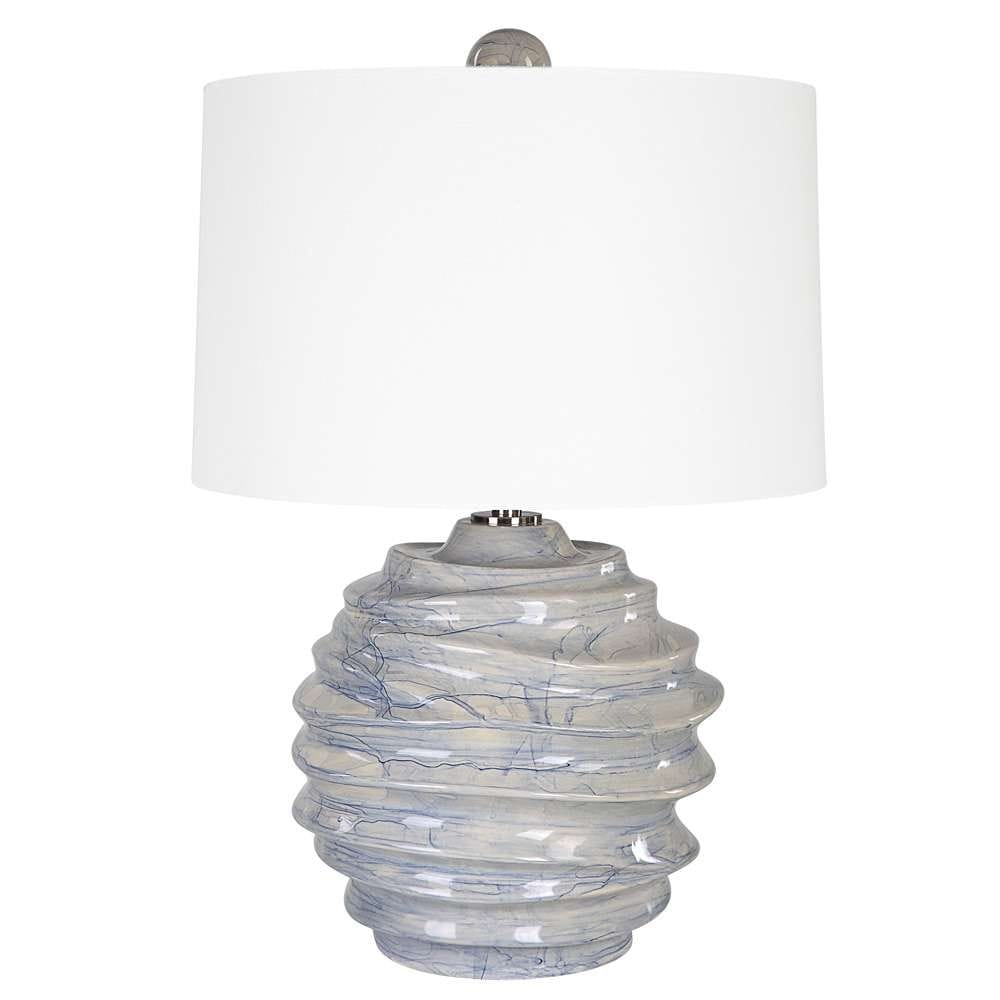 Uttermost - Waves Blue & White Accent Lamp - 30194-1 veiw 3