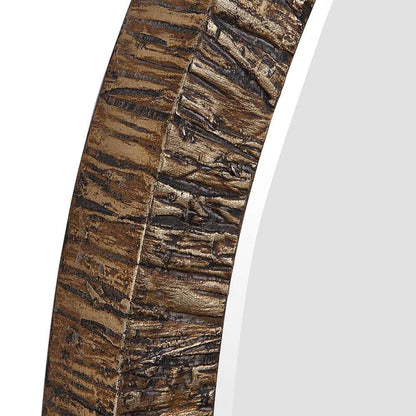 Uttermost - Wayde Gold Bark Round Mirror - 09459 veiw 3