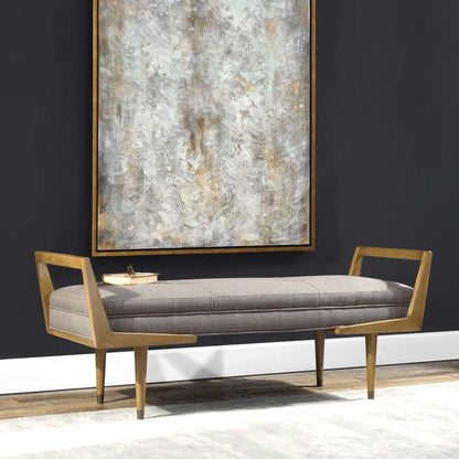 Uttermost - Waylon Mid-Century Modern Bench - 23388 veiw 3