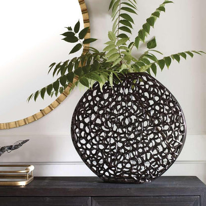 Uttermost - Web Dark Bronze Vase - 18011 veiw 4