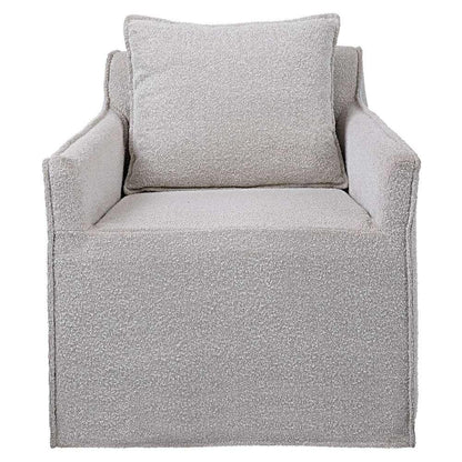 Uttermost - Welland Gray Swivel Chair - 23658 veiw 1