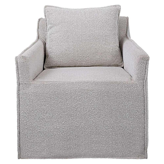 Uttermost - Welland Gray Swivel Chair - 23658 veiw 1