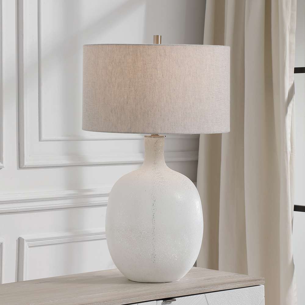 Uttermost - Whiteout Mottled Glass Table Lamp - 28469-1 veiw 4