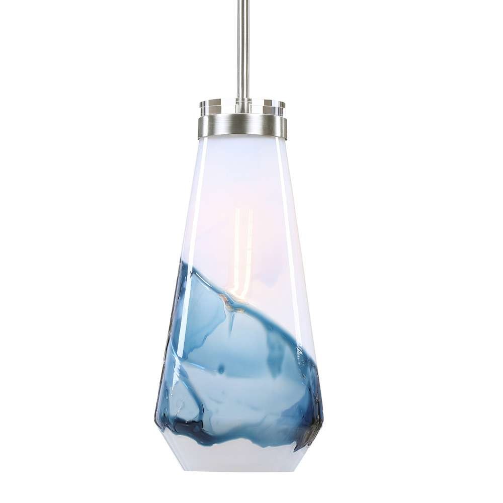 Uttermost - Windswept Blue & White 1 Light Mini Pendant - 22197 veiw 1