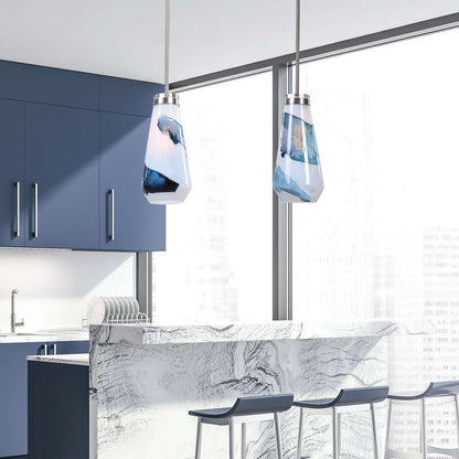 Uttermost - Windswept Blue & White 1 Light Mini Pendant - 22197 veiw 3