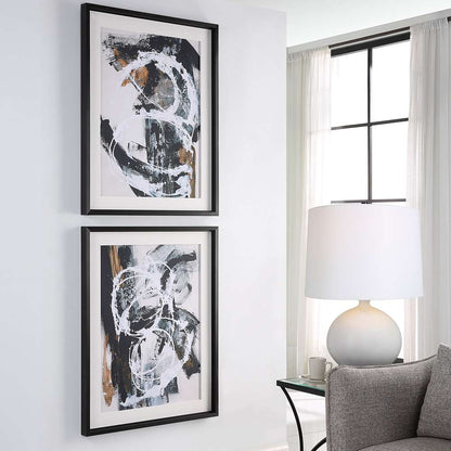 Uttermost - Winterland Abstract Prints, Set/2 - 32265 veiw 2