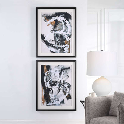 Uttermost - Winterland Abstract Prints, Set/2 - 32265 veiw 4