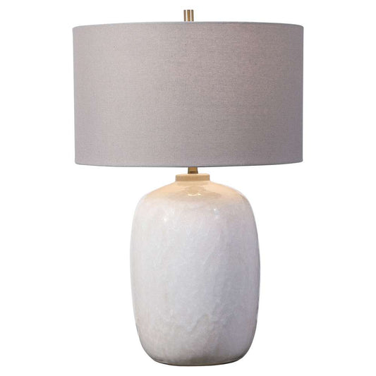Uttermost - Winterscape White Glaze Table Lamp - 28390-1 veiw 1