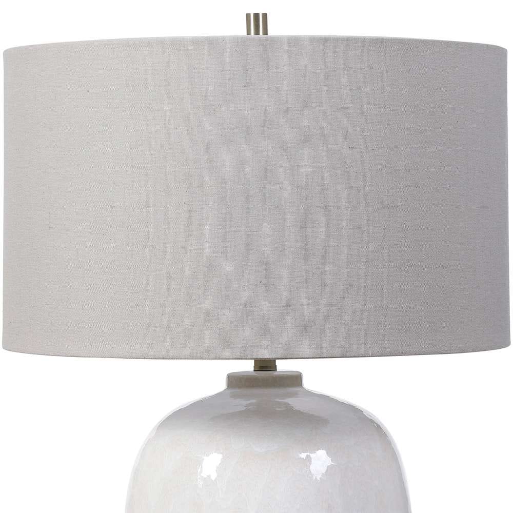 Uttermost - Winterscape White Glaze Table Lamp - 28390-1 veiw 3