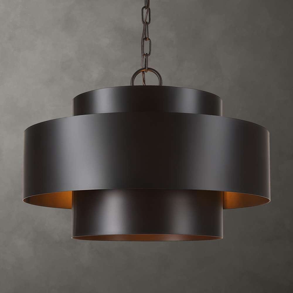 Uttermost - Youngstown Dark Bronze 4 Light Pendant - 21585 veiw 4