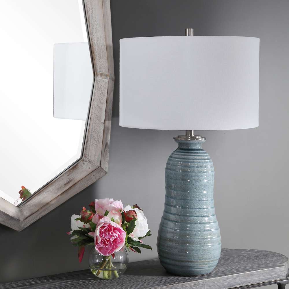 Uttermost - Zaila Light Blue Table Lamp - 26362-1 veiw 2