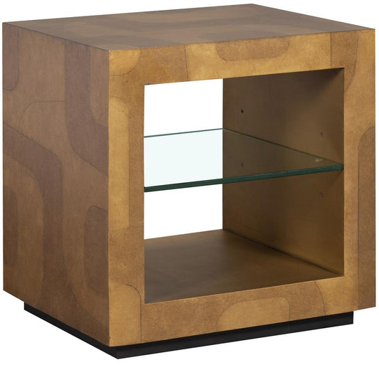 Vanguard Furniture - Calder Lamp Table - Dual Tone Brass - 8431L veiw 1