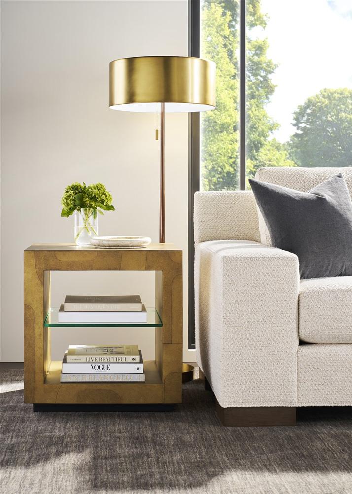 Vanguard Furniture - Calder Lamp Table - Dual Tone Brass - 8431L veiw 4