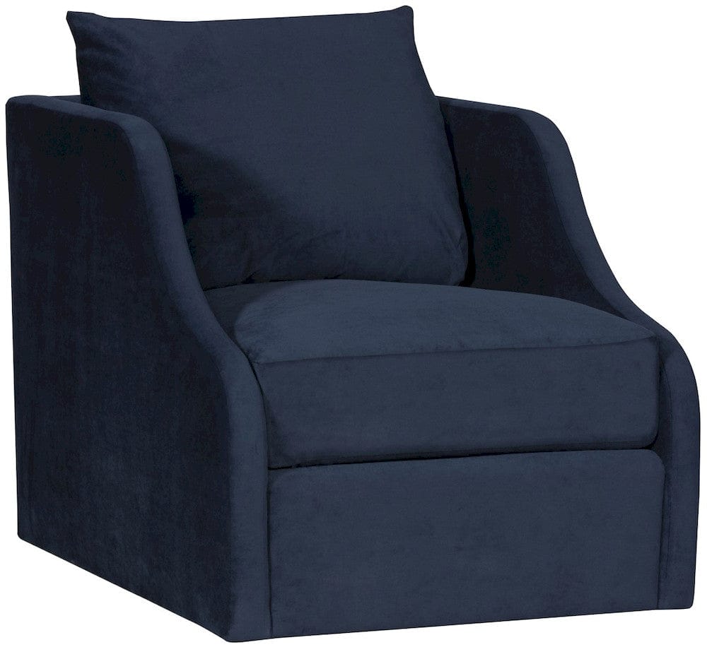 Vanguard Furniture - Cora - Stocked Swivel Chair - Village Ink Fabric - T3V156-SW view 2
