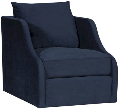 Vanguard Furniture - Cora - Stocked Swivel Chair - Village Ink Fabric - T3V156-SW view 2