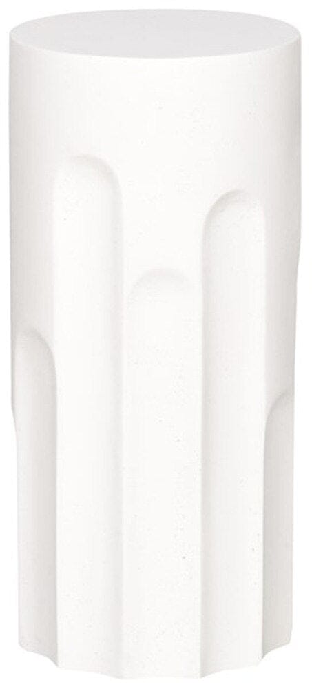 Vanguard Furniture - Dorian Outdoor Spot Table - Stone White - O317E-US veiw 2