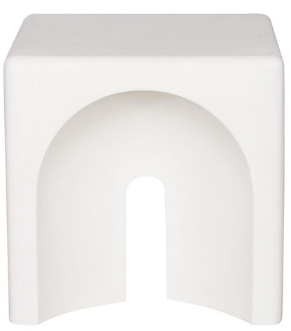 Vanguard Furniture - Dorian Side Table - Stone White - P314L-US veiw 2
