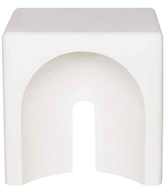 Vanguard Furniture - Dorian Side Table - Stone White - P314L-US veiw 2