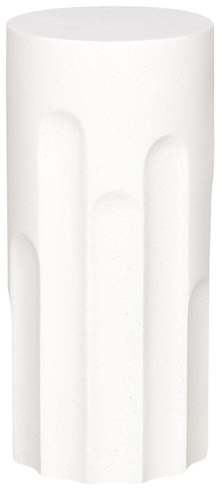 Vanguard Furniture - Dorian Spot Table - Stone White - P317E-US veiw 1