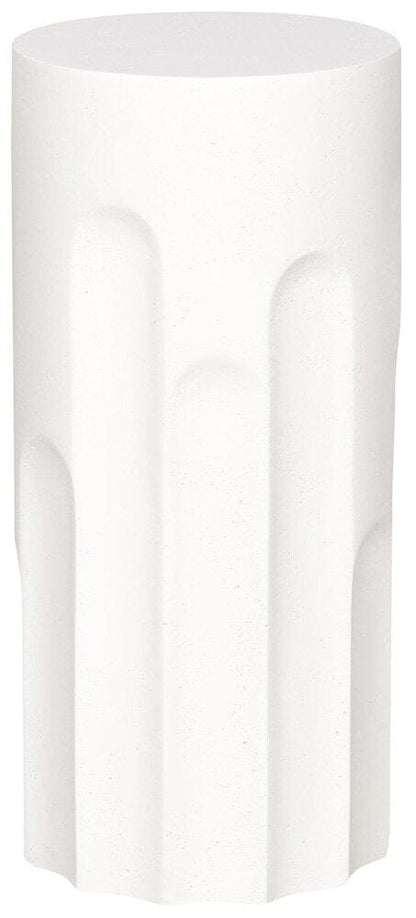 Vanguard Furniture - Dorian Spot Table - Stone White - P317E-US veiw 1