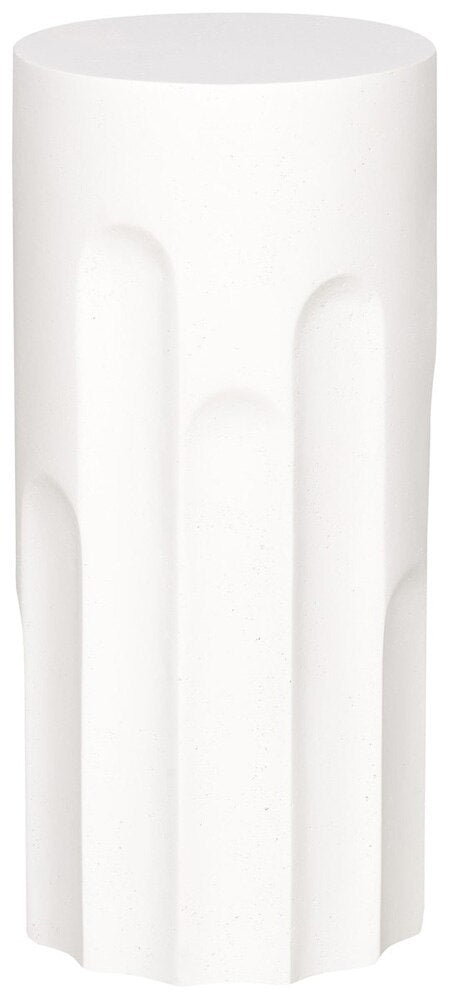 Vanguard Furniture - Dorian Spot Table - Stone White - P317E-US veiw 1