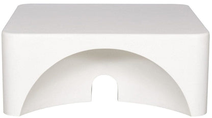Vanguard Furniture - Dorian Square Cocktail Table - Stone White - P314CS-US veiw 2