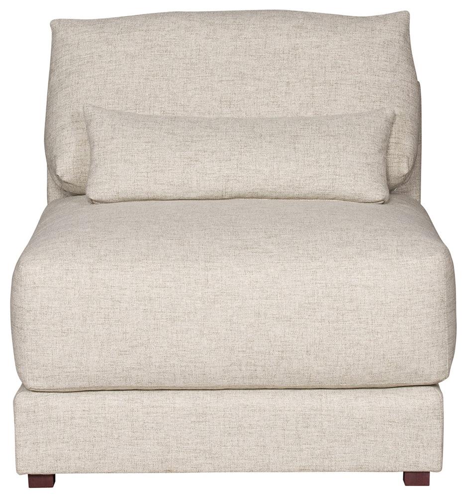 Vanguard Furniture - Dove Stocked Armless Chair - Jack Linen Fabric - T2V110-AC veiw 1