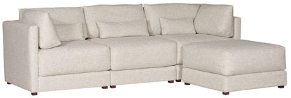 Vanguard Furniture - Dove Stocked Armless Chair - Jack Linen Fabric - T2V110-AC veiw 4