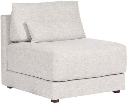 Vanguard Furniture - Dove Stocked Armless Chair - Keland Pewter Fabric - T5V110-AC veiw 1