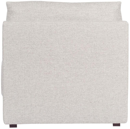 Vanguard Furniture - Dove Stocked Armless Chair - Keland Pewter Fabric - T5V110-AC veiw 4