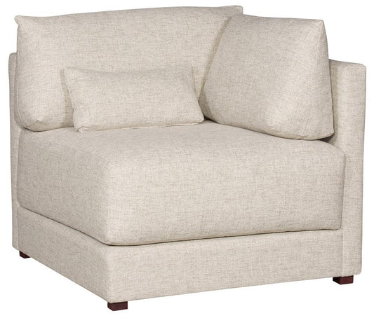 Vanguard Furniture - Dove Stocked Corner Chair - Jack Linen Fabric - T2V110-CC view 1