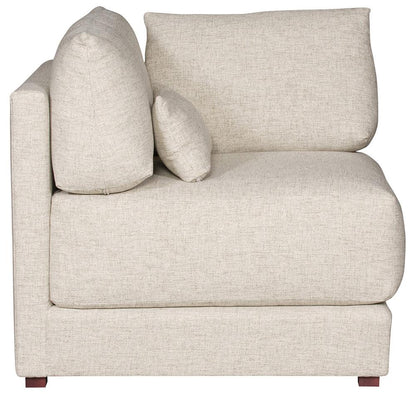 Vanguard Furniture - Dove Stocked Corner Chair - Jack Linen Fabric - T2V110-CC veiw 3