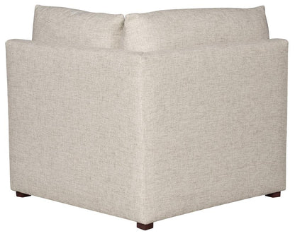 Vanguard Furniture - Dove Stocked Corner Chair - Jack Linen Fabric - T2V110-CC veiw 4