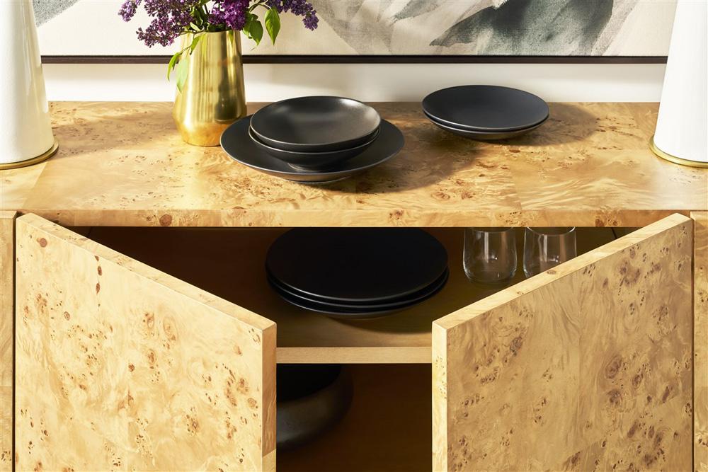 Vanguard Furniture - Edge Buffet - Camel - P589B-CA veiw 4